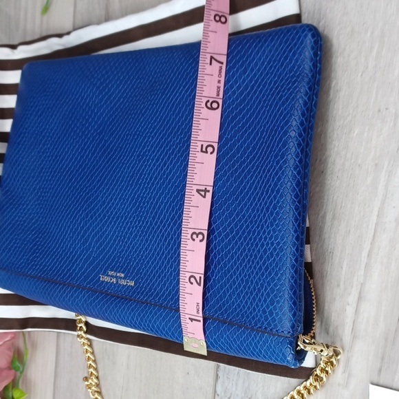 Henri Bendel Debutante Snake Clutch/ Crossbody NWT - Picture 10 of 14